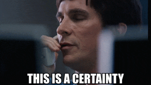 Big Short movie: "This is a certainty."